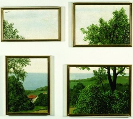 Litografía Magritte - Profondeur de la terre ou paysage, 1930