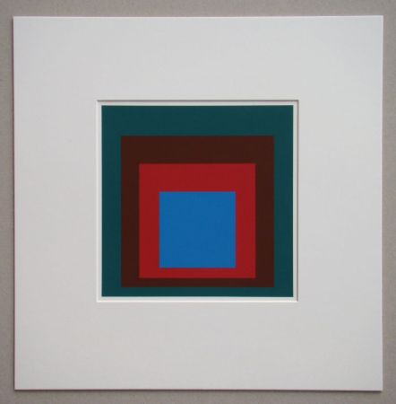 Serigrafía Albers - Protected Blue