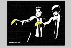 Serigrafía Banksy - Pulp Fiction