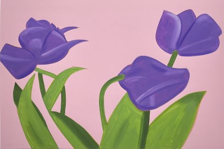 Serigrafía Katz - Purple Tulips 1
