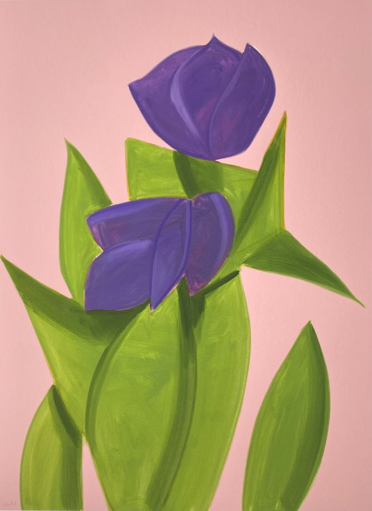 Serigrafía Katz - Purple Tulips 2
