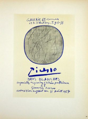 Litografía Picasso (After) - Pâtes Blanches