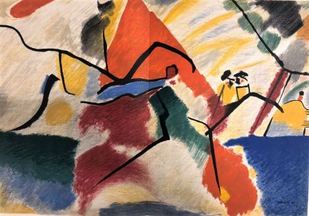 Litografía Kandinsky - Période dramatique 1910-1920