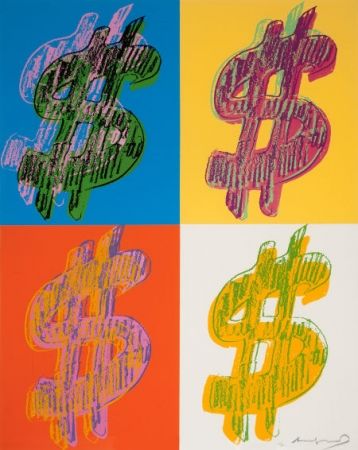 Serigrafía Warhol - $ Quadrant