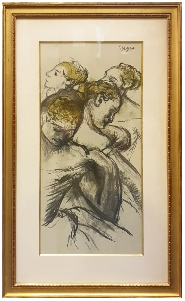 Colografía Degas - QUATRE BALLERINES (1898)