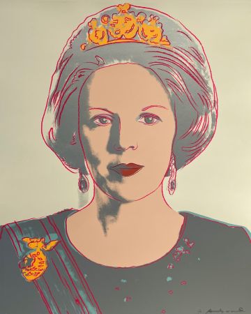 Serigrafía Warhol - Queen Beatrix of the Netherlands 339