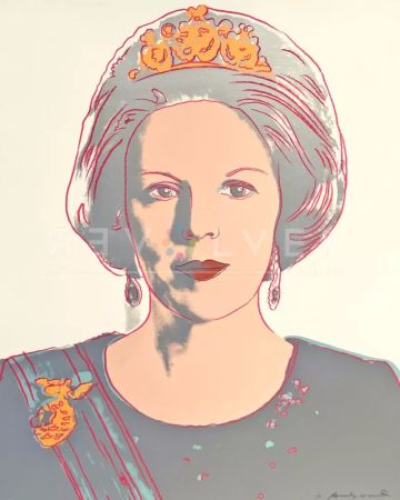 Serigrafía Warhol - Queen Beatrix of the Netherlands 339