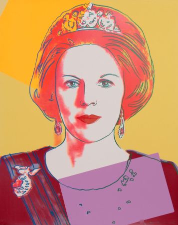 Serigrafía Warhol - Queen Beatrix of the Netherlands 341