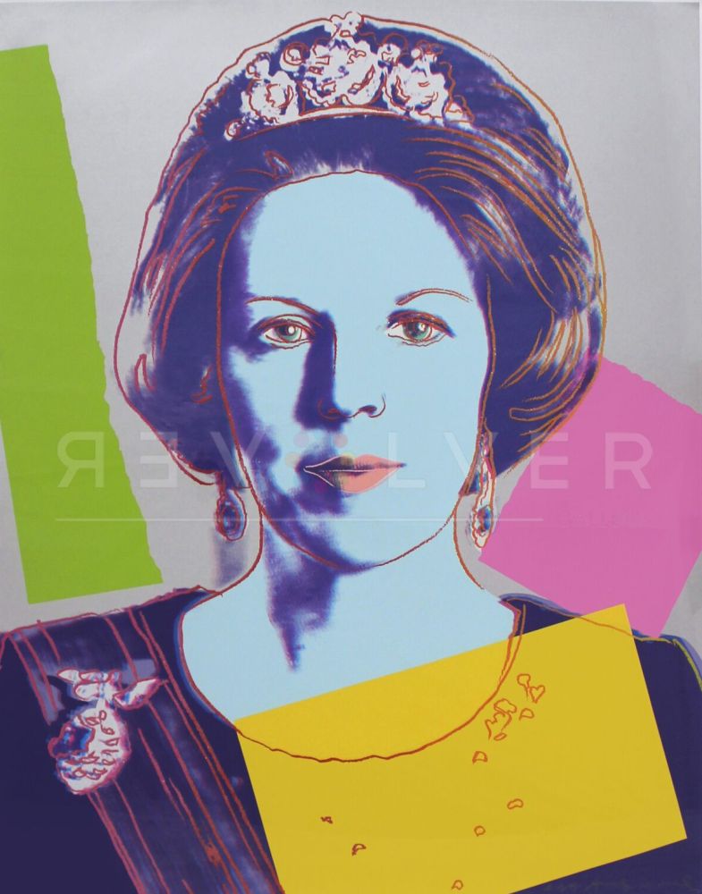 Serigrafía Warhol - Queen Beatrix of the Netherlands (FS II.340)