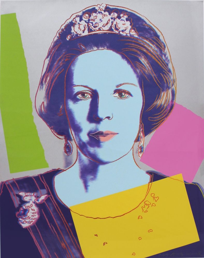 Serigrafía Warhol - Queen Beatrix of the Netherlands: Royal Edition 340