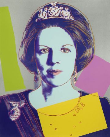 Serigrafía Warhol - Queen Beatrix (Royal Edition) (FS II.340A)