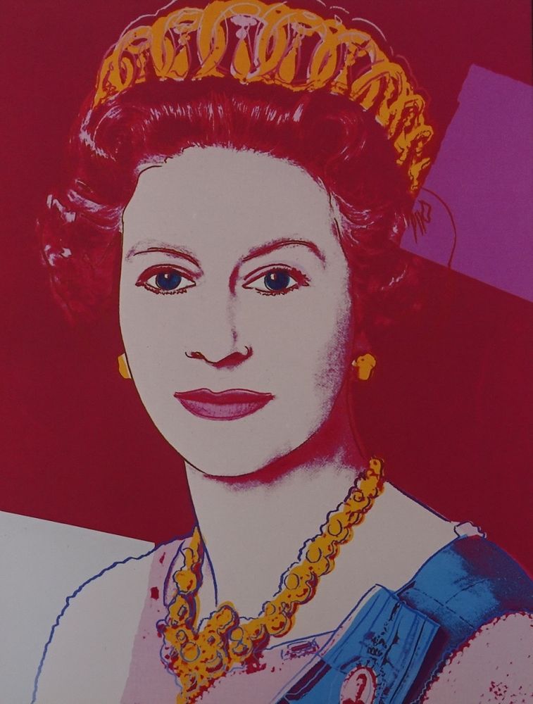 Serigrafía Warhol - Queen Elizabeth II