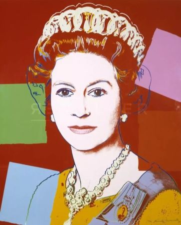 Serigrafía Warhol - Queen Elizabeth II 334