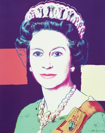 Serigrafía Warhol - Queen Elizabeth II of the United Kingdom 335 by Andy Warhol