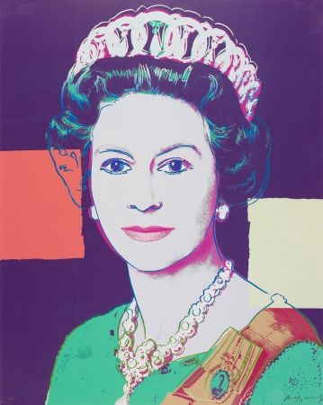 Serigrafía Warhol - Queen Elizabeth II of the United Kingdom 335 by Andy Warhol