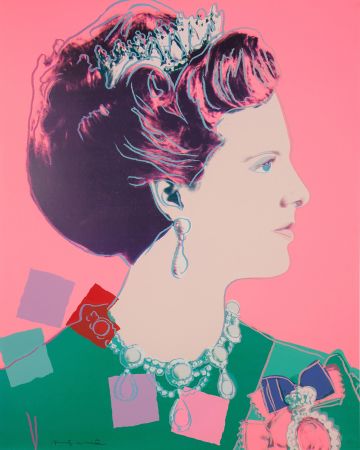 Serigrafía Warhol - Queen Margrethe II of Denmark (FS II.345)