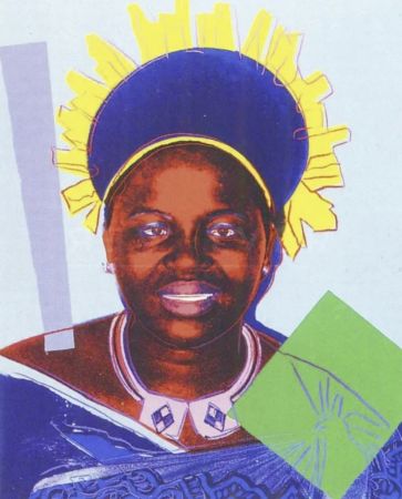 Serigrafía Warhol - Queen Ntombi Twala 347