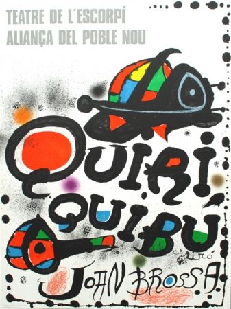 Litografía Miró - QUIRIQUIBÚ