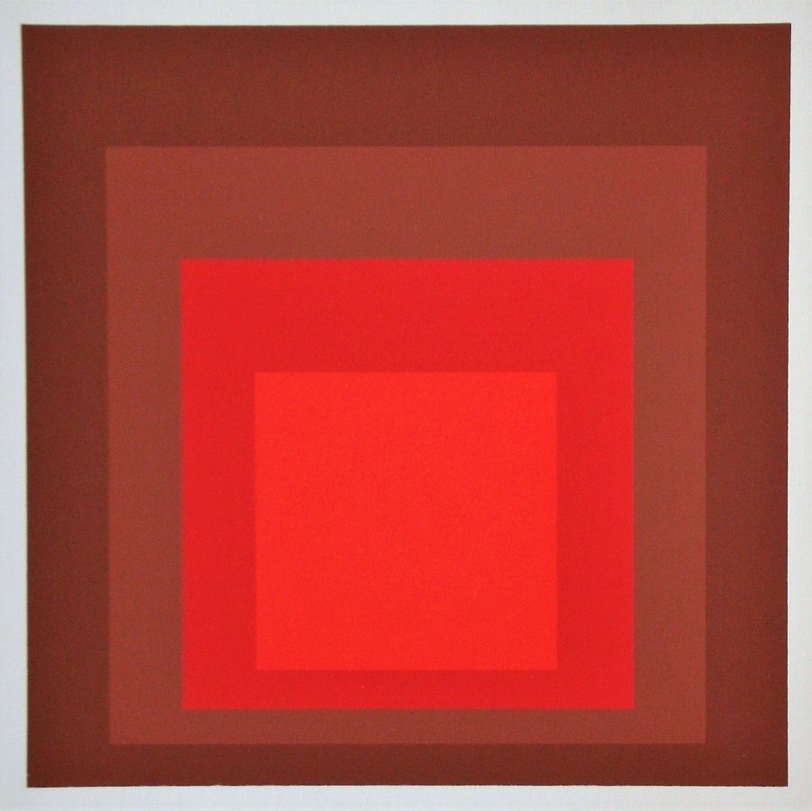 Serigrafía Albers - R-I d-5, 1969