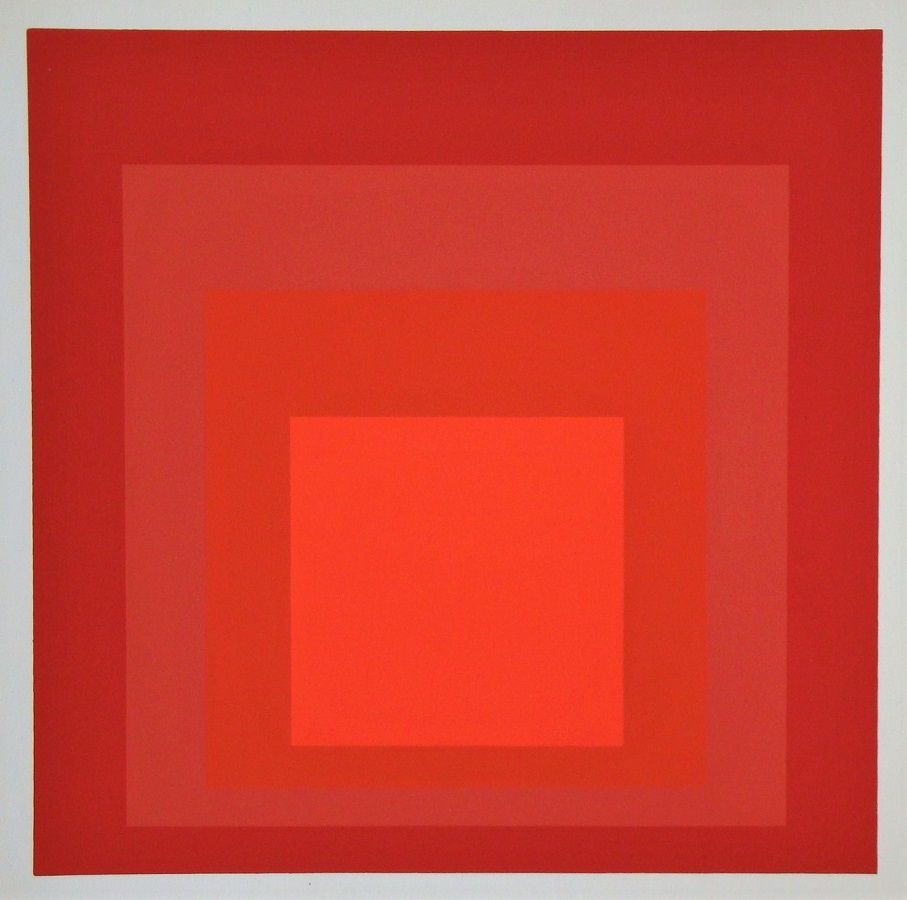 Serigrafía Albers - R-III a-4, 1968