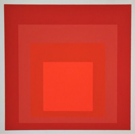 Serigrafía Albers - R-III a-4, 1968