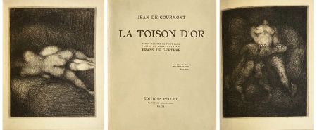 Libro Ilustrado De Geetere - R. de Gourmont : LA TOISON D'OR. 20 eaux-fortes. 1 des 30 Japon Impérial (1925)
