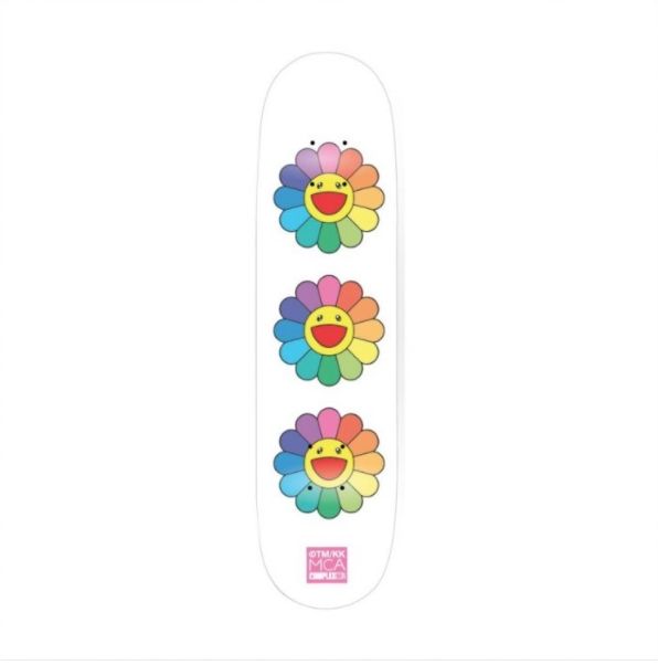 Sin Técnico Murakami - Rainbow Flower Skate Deck