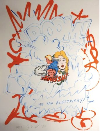 Serigrafía Crash - Raw Electricity