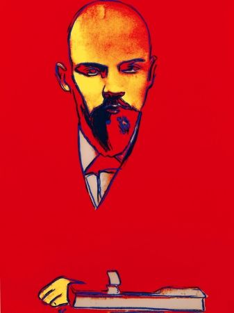 Serigrafía Warhol - Red Lenin FS II.403