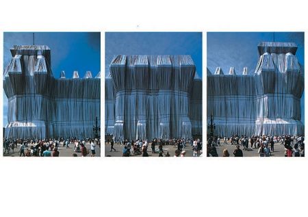 Fotografía Christo - Reichstag Westfassade Triptychon