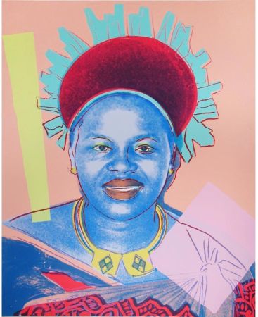 Serigrafía Warhol - Reigning Queens: Queen Ntombi Twala of Swaziland