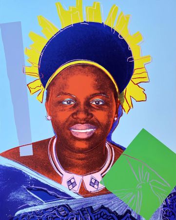 Serigrafía Warhol - Reigning Queens: Queen Ntombi Twala of Swaziland, II.347