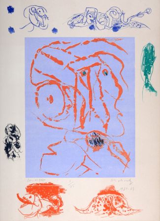 Litografía Alechinsky - Remarques, 1960-63 - Hand-signed