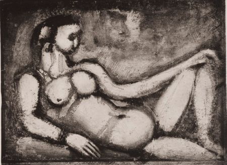 Aguatinta Rouault - Remords Posthume