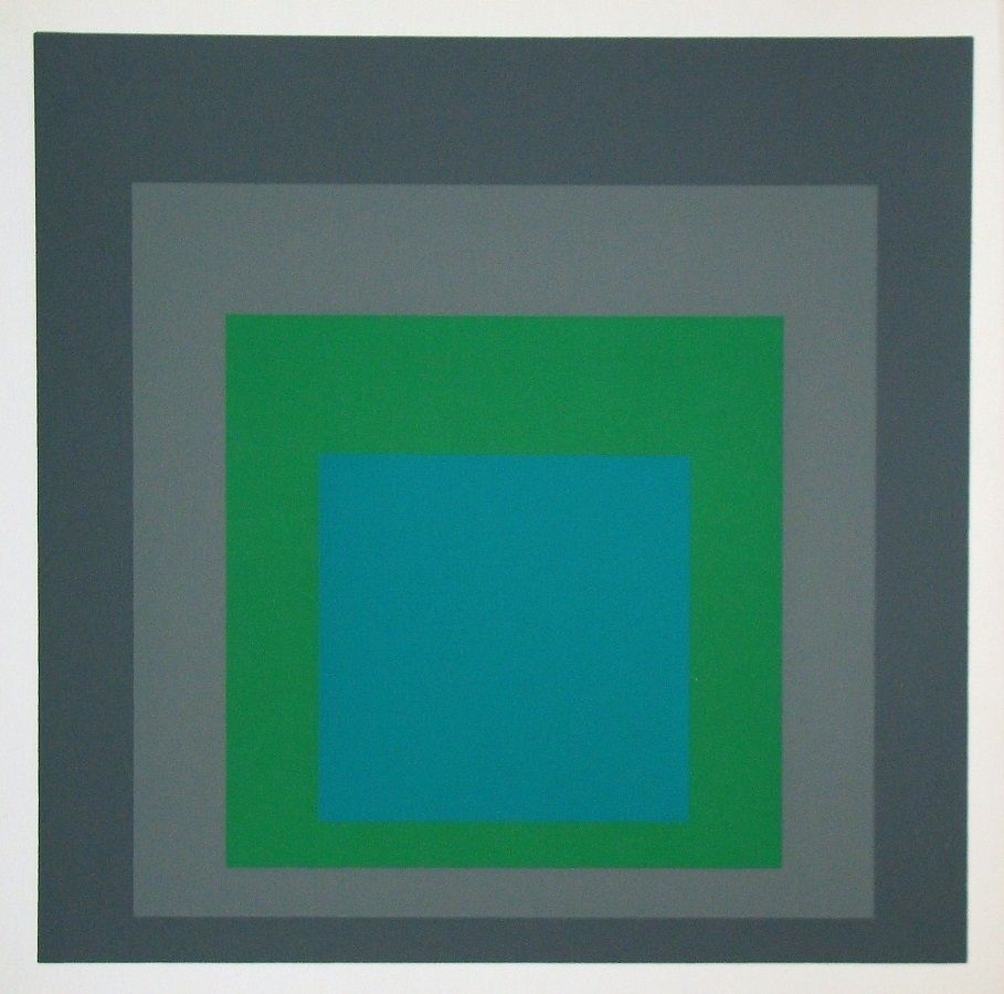 Serigrafía Albers - Renewed Hope, 1962