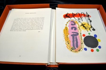 Libro Ilustrado Miró - René CHAR - Le monde de l'art n'est pas le monde du pardon,1974-Illustre par Picasso, Miro, Brauner, Giacometti...