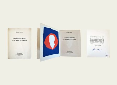 Libro Ilustrado De Stael - René Char : ARRIÈRE-HISTOIRE DU POÈME PULVÉRISÉ avec 1 lithographie icônique de Nicolas de Staôel (1953)
