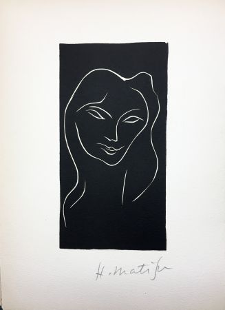 Libro Ilustrado Matisse - René Char : LE POÈME PULVÉRISÉ. Linogravure originale signée (1947).