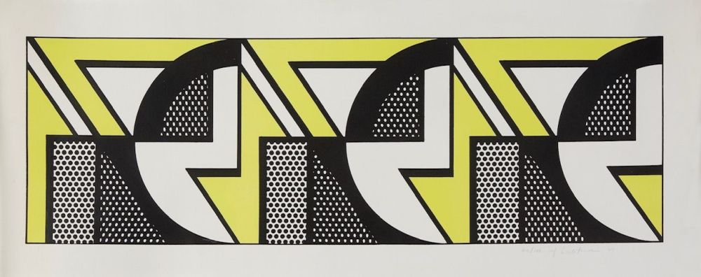 Litografía Lichtenstein - Repeated Design