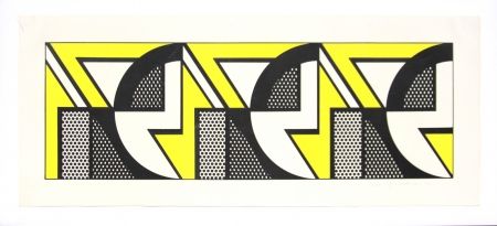 Litografía Lichtenstein - Repeated design