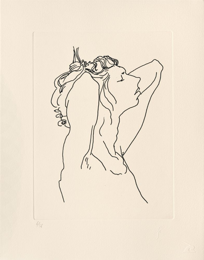 Grabado Flanagan - Reposing