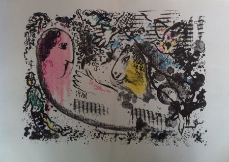Litografía Chagall - Reverie