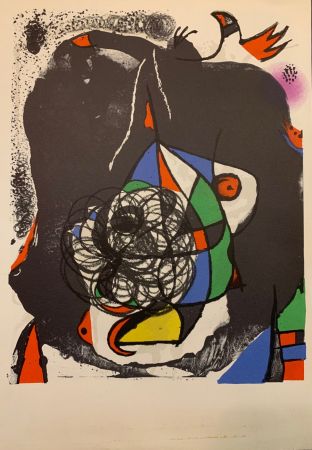 Litografía Miró - Revolutions I
