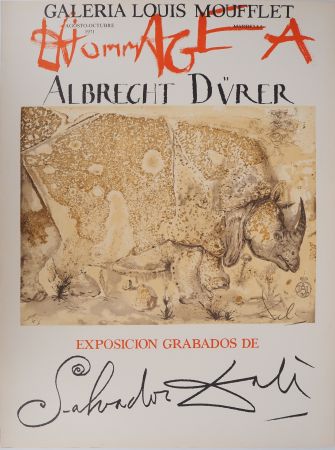 Libro Ilustrado Dali - Rhinocéros : Hommage à Albrecht Dürer