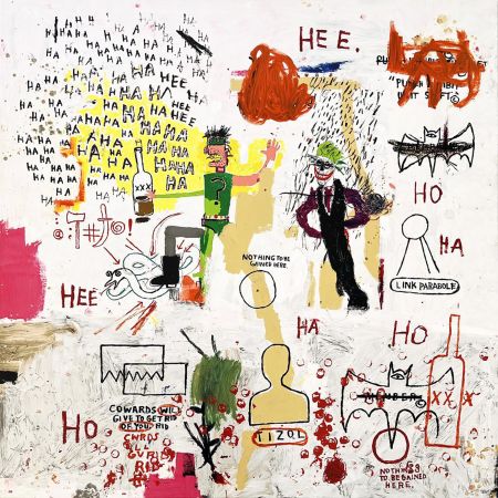 Serigrafía Basquiat - Riddle Me This