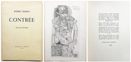 Libro Ilustrado Picasso - Robert Desnos. CONTRÉE. 