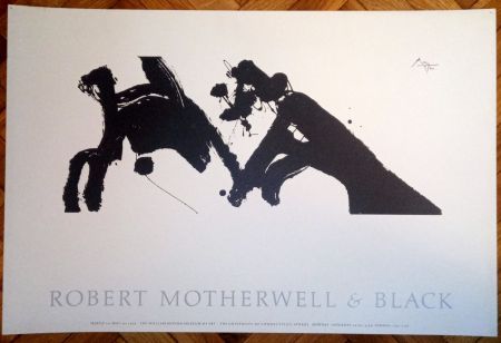 Cartel Motherwell - Robert Motherwell & Black