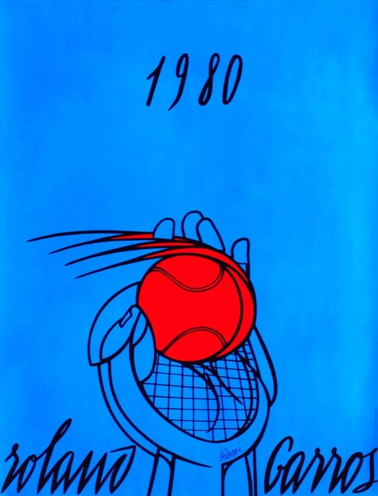 Cartel Adami - Roland-Garros Official Poster