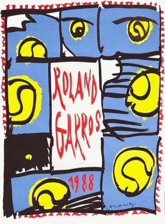Cartel Alechinsky - Roland-Garros Official Poster
