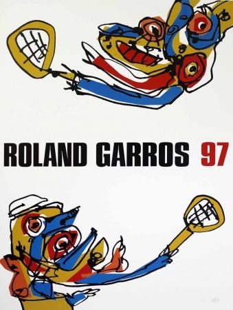 Serigrafía Saura - Roland Garros 97